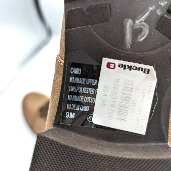 Buckle BKE Cameo Cap Toe Hiking Boots Shearling Lined Brogue Women's 9 (39) - Picture 8 of 9